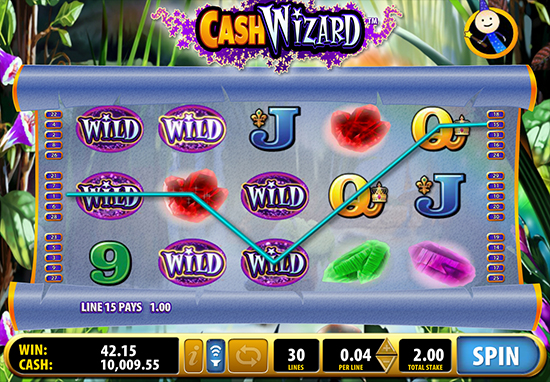 Cash Wizard, Online Slots